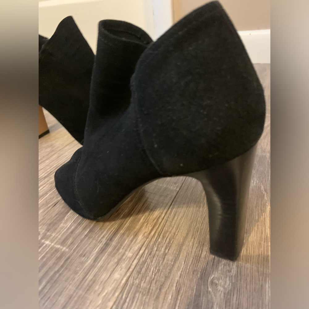 Steven By Steve Madden - Jette Open Toe Ankle Boot, black , 7M, Like New,No Box - Picture 12 of 16